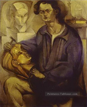 Diego Rivera œuvres - portrait d’oscar miestchaninoff 1913 Diego Rivera
